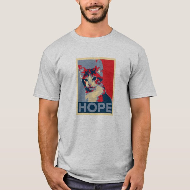 ESPOIR Charlie le T-shirt de chaton (Devant)