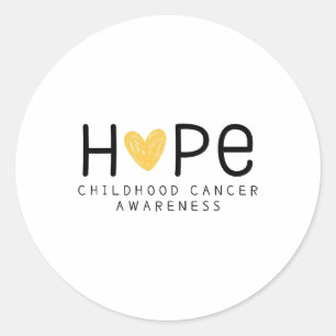 espoir.conscience du cancer de l'enfance. Stickers