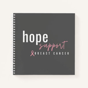 espoir du cancer du sein soutien Carnets Journaux