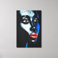 Espoir - Impression sur toile visage de femme - Pe