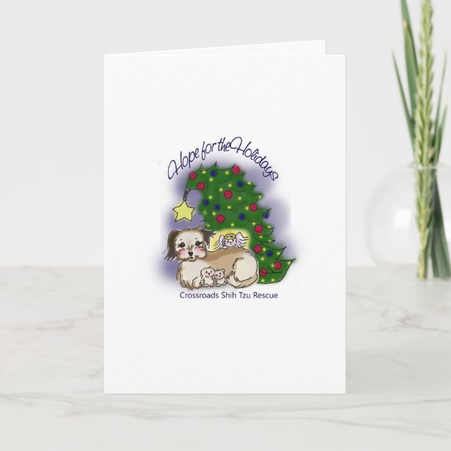 Espoir pour la carte de vacances avec l'histoire (Devant)