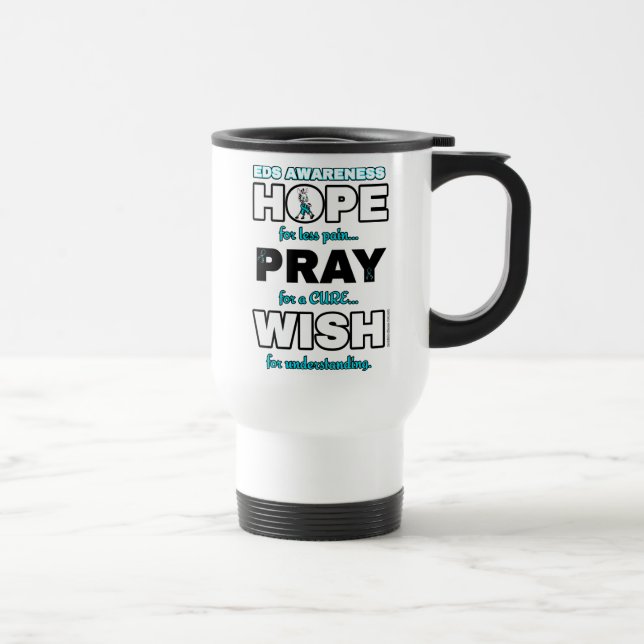 Espoir Priez Souhaitez...EDS Travel Mug (Droite)
