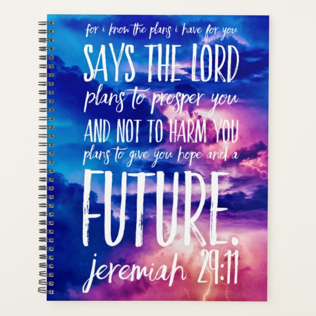 Espoir Prospérité Bible Verse Écriture Chrétienne (Devant)