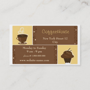 Espresso-Café-Visitenkarte Visitenkarte