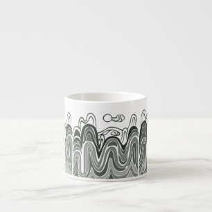 Espresso Cup mit Bergblick Espressotasse