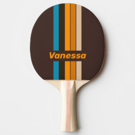 Espresso Drift Pin Striped with Name Tischtennis Schläger