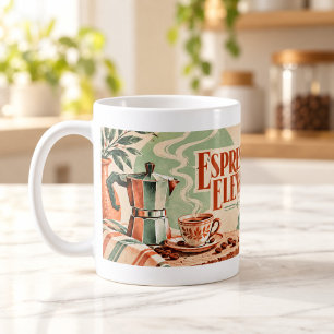 Espresso Elevato Italienischer Risograph-Becher Kaffeetasse