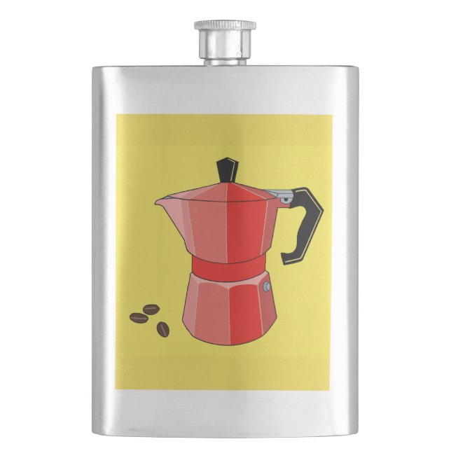 Espresso Flachmann (Vorderseite)