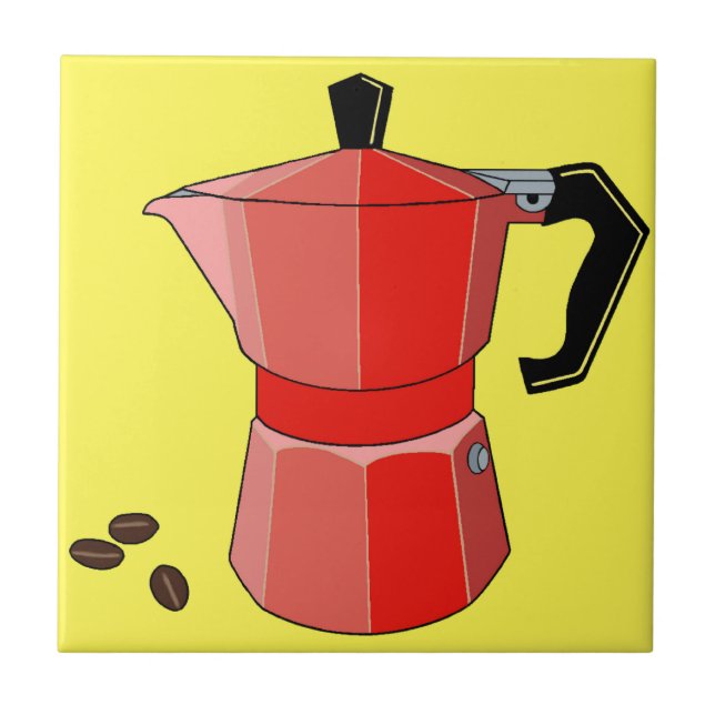 Espresso Fliese (Vorderseite)