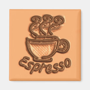Espresso-Fliesen-Magnet Magnet