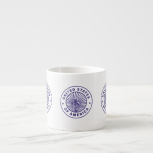 Espresso & Freiheit Patriotische Tasse USA