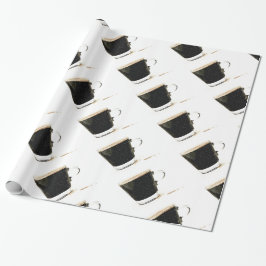Espresso-Himmels-Packpapier Geschenkpapier
