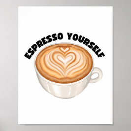 Espresso Kunst und Kultur Poster