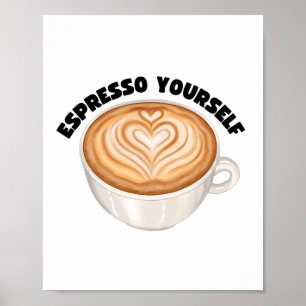 Espresso Kunst und Kultur Poster