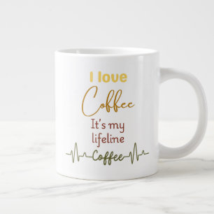Espresso Lifeline Funny gift Tasse für Koffein Fan