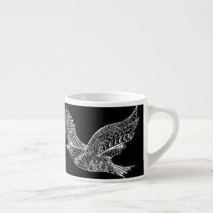 Espresso/Lungo Cup mit Adlern Espressotasse