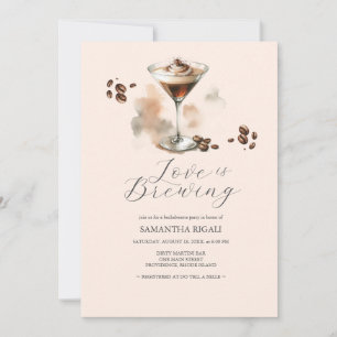 Espresso Martini Bachelorette Invitations