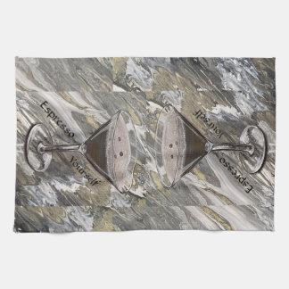 Espresso Martini bar serviette de cuisine