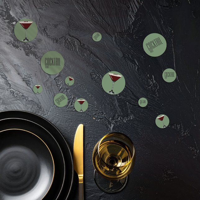 Espresso Martini Cocktail Party Confetti Konfetti (Von Creator hochgeladen)