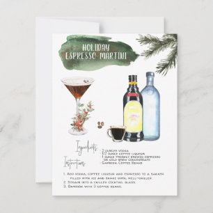 Espresso Martini   Cocktail-Rezept Karte
