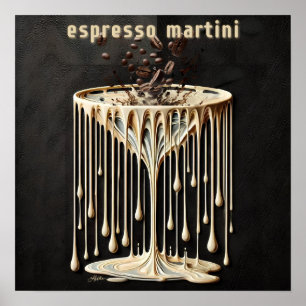 Espresso-Martini-Cocktailstunde Poster