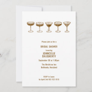 Espresso Martini-Junggesellinnenabschied mit QR-Co Einladung