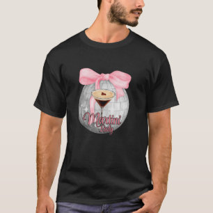 Espresso Martini Lady Coquette Bows Diskothek Ball T-Shirt