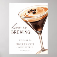 Espresso Martini Liebe Braut Brautparty