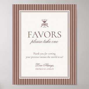 Espresso Martini Love Brauende Hochzeitsgeschenke Poster