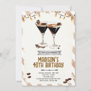 Espresso-Martini-Party-Einladung Einladung