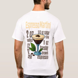 Espresso Martini T-Shirt – Bold Coffee Cocktail