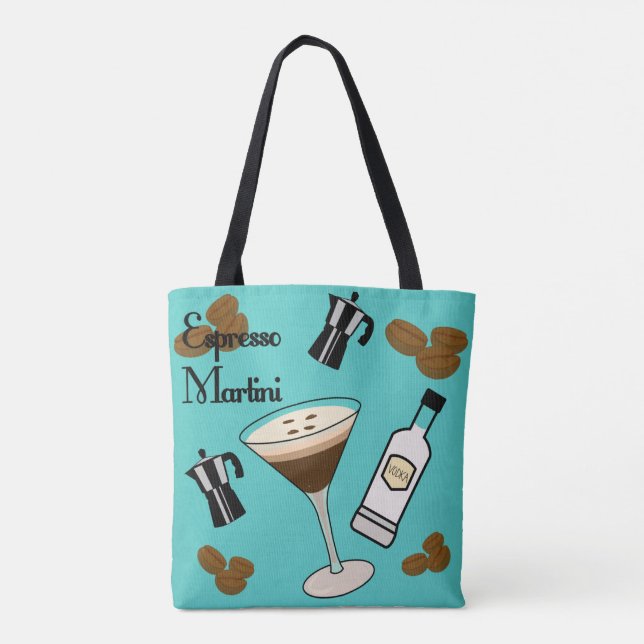 Espresso Martini Tasche (Rückseite)