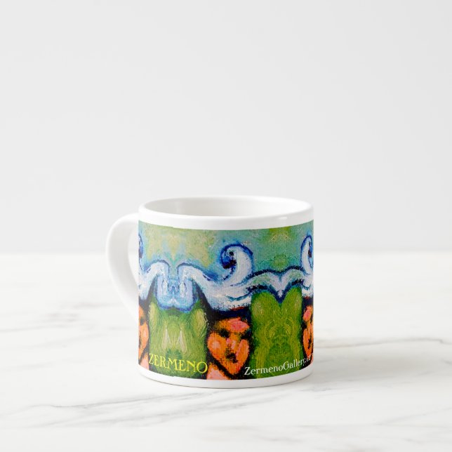 Espresso-Schale "Les Hommes Du Cirque" Espressotasse (Vorderseite Links)