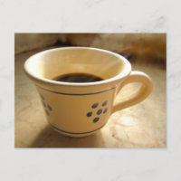 Espresso-Schalen-Postkarte