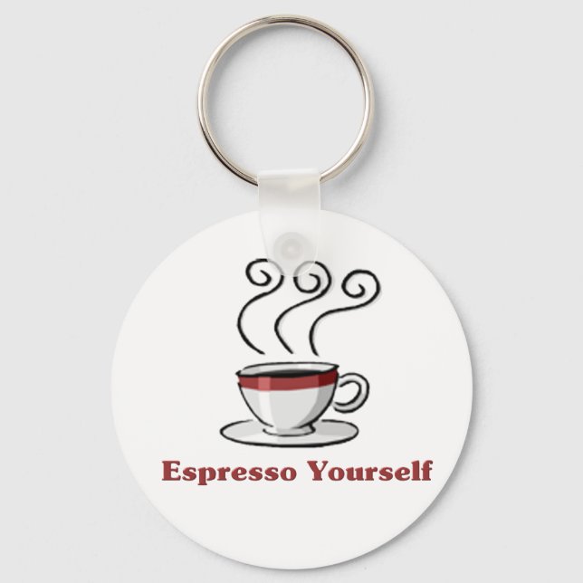 Espresso Schlüsselanhänger (Vorderseite)