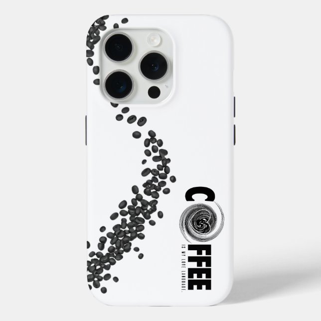 Espresso selbst: Kaffee-thematischer Mobile Cover (Rückseite)