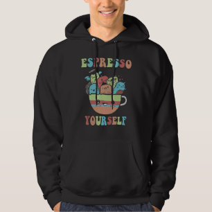 Espresso selbst Puffsack Kaffee-Tageskaffee Hoodie