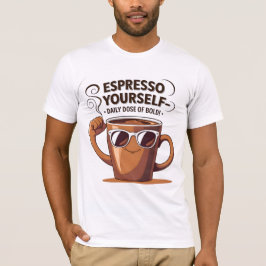 Espresso Sie selbst Funny Coffee Love Cup T - Shir T-Shirt