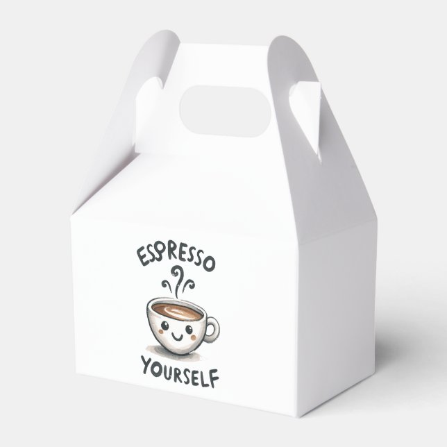 Espresso Sie selbst Kaffee Geschenkschachtel (Vorderseite)