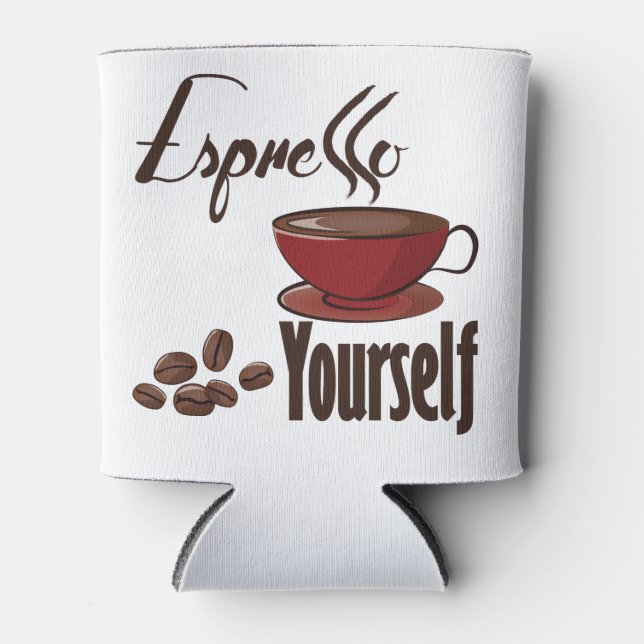 Espresso Sie selbst Kaffee Pub Express Dosenkühler (Vorderseite)
