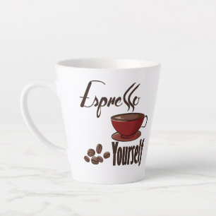 Espresso Sie selbst Kaffee Pub Express Milchtasse