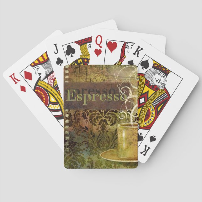 Espresso Spielkarten (Rückseite)