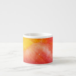 Espresso-Tasse 177ml gelb-orange-rot Espressotasse