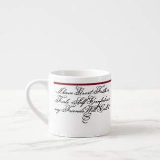 Espresso-Tasse - Ein Zitat von Poe Espressotasse