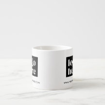 Espresso-Tasse für einfache Markenbezeichnungen