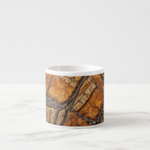 Espresso-Tasse (Steinmuster-2)