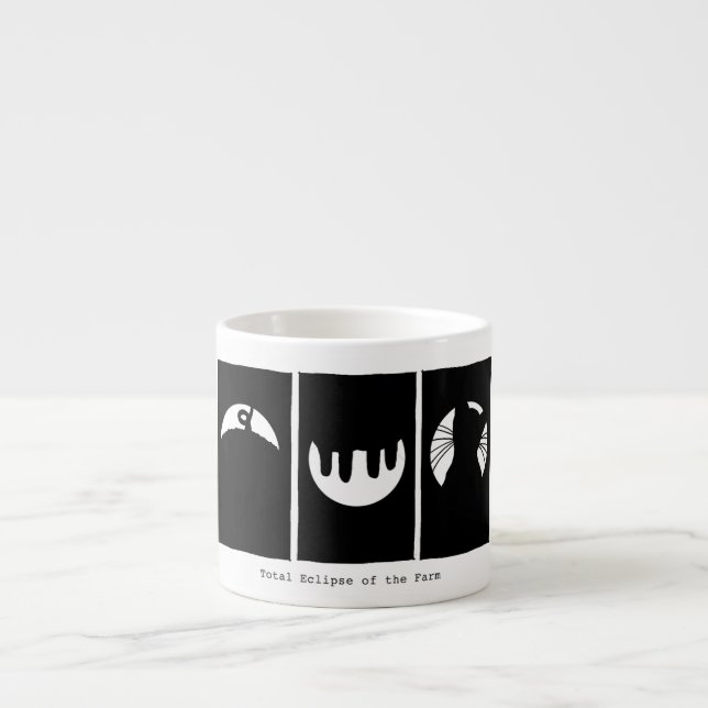 Espresso-Tasse:  Totale Finsternis des Bauernhofes Espressotasse (Vorderseite)