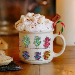 Espresso-Tasse (Whimsical Birds 01) Espressotasse