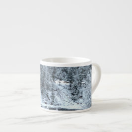 Espresso-Tasse - "Winter-Tag in Yellowstone " Espressotasse