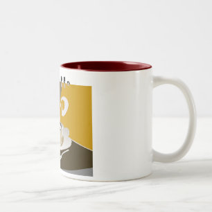 Espresso-Tasse Zweifarbige Tasse